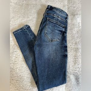 Ankle wax jeans